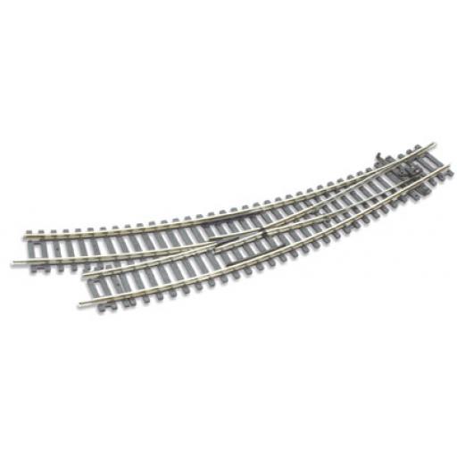 St-244 Curved Double Radius R/H Turnout Setrack Peco