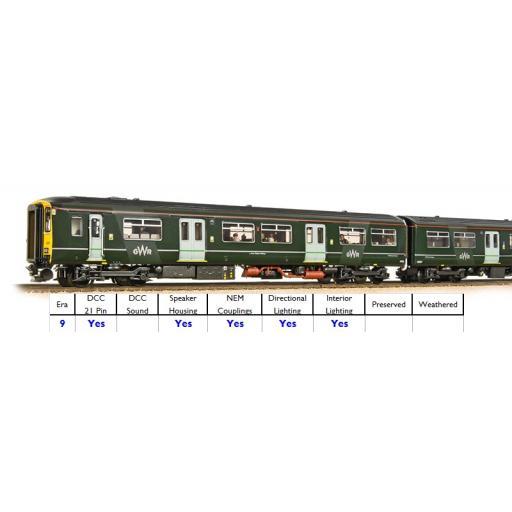 32-940 Class 150/2 150232 Gwr With Passenger Figures Bachmann