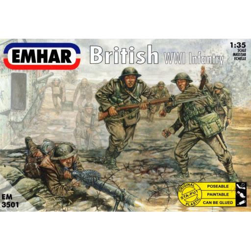 3501 British Ww1 Infantry 1:35 Emhar