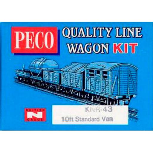 Knr-43 10Ft Wheelbase Standard Box Van Wagon Kit Peco