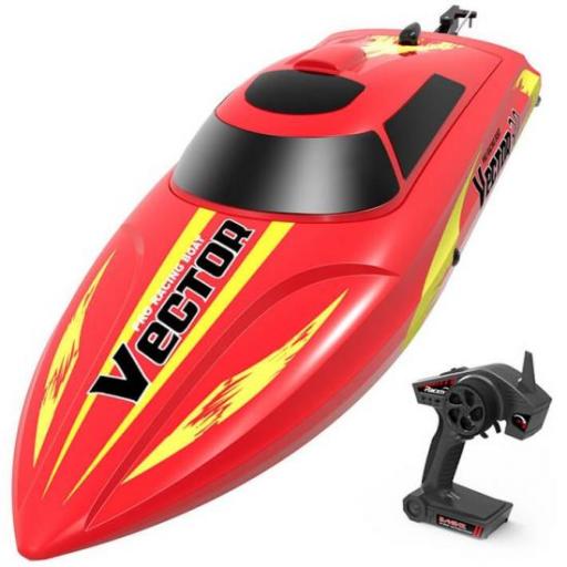 Racent Vector 30 Xs Rtr 2.4Ghz R/C Boat Red Or Black V795-3