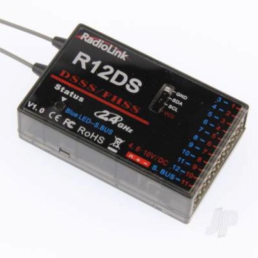 Radiolink R12Ds 2.4Ghz 12Ch Receiver Rlkr121001