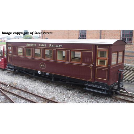 394-025 Bogie Coach Ashover Railway Crimson