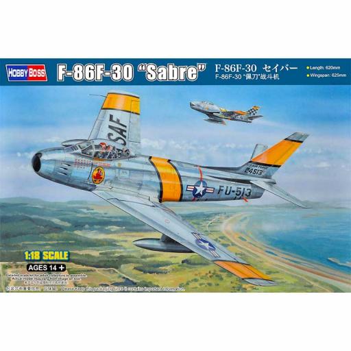 81808 F-86 F-30 Sabre 1:18 Hobbyboss