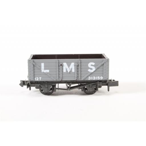 Nr-41M Coal, 7 Plank Lms, Light Grey Wagon Peco