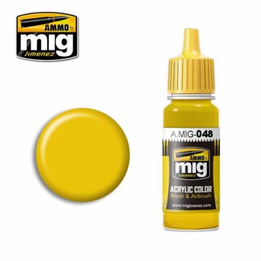 Mig 048 Matt Yellow Acrylic Paint 17Ml