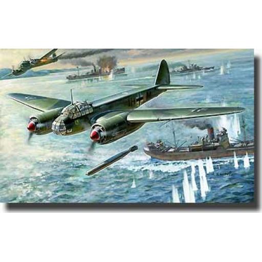 7284 Junkers Ju-88 A-5/A-17 German Bomber/Torpedo Bomber 1:72 Zvezda