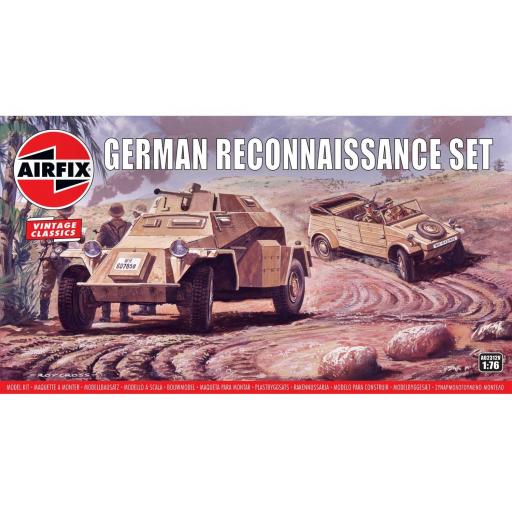 A02312V German Reconnaissance Set 1:76 Airfix Vintage