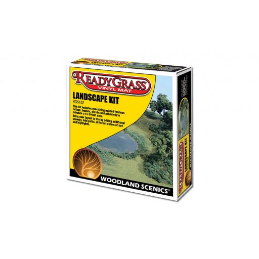 Rg5152 Readygrass Vinyl Mat Landscape Kit Woodland Scenics