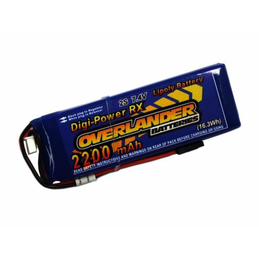 7.4V 2200Ma Rx Li-Poly Battery