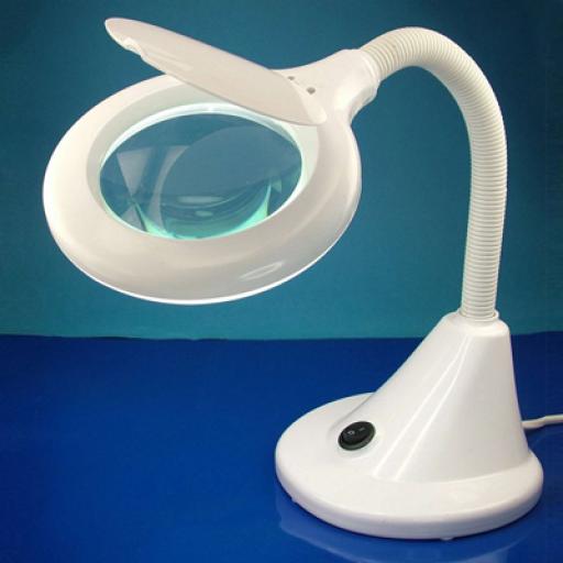 Compact Mini Flexi Table Magnifier Lamp 73955