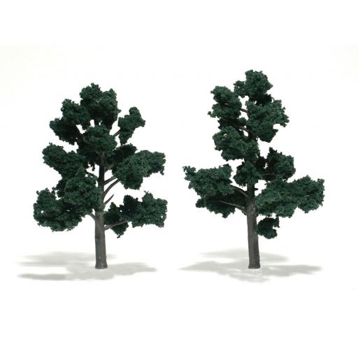 Tr1514 Dark Green Trees 12-15Cm Woodland Scenics