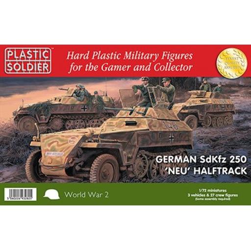 Ww2V20035 German Halftrack Sdkfz 250 Neu Plastic Soldier Co
