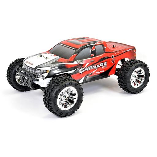 Ftx Carnage 2.0 Red 1:10 4Wd Brushed Rtr Truck Ftx5537R