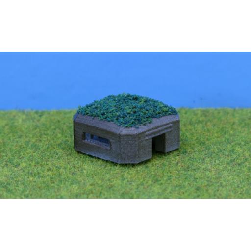 N3-Dp3 Wwii Pill Box (4 Sided - Type 28) 3D Printed Ancorton Models