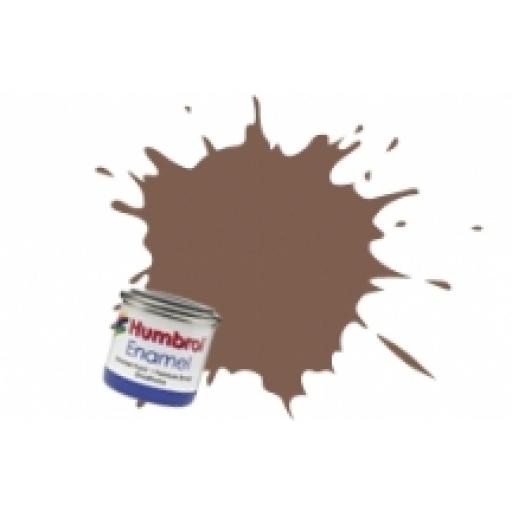 Enamel No.186 Brown 14Ml Matt Paint