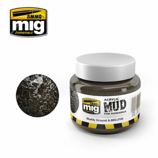 Mig 2105 Muddy Ground Acrylic Mud 250Ml