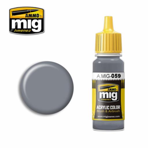 Mig 059 Grey Acrylic Paint 17Ml