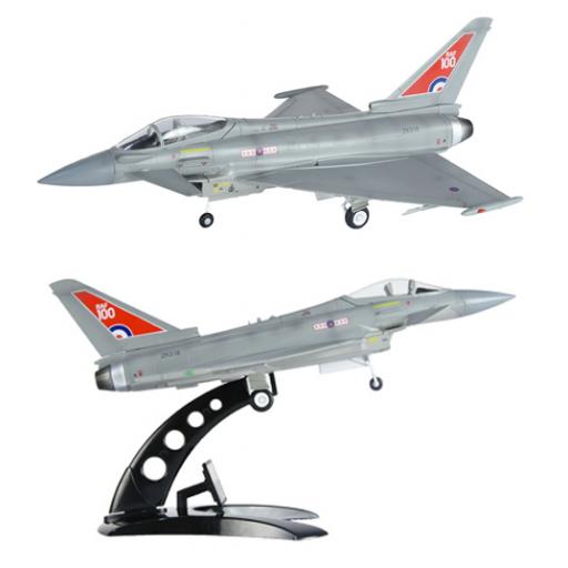 33300 Ef-2000 Euro Fighter Typhoon Raf100 1:72 Pre-Made & Painted Easy Model