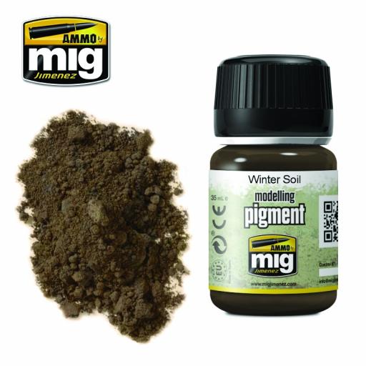Mig 3029 Winter Soil Pigment Weathering Powder 35Ml