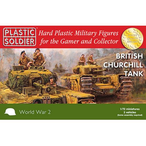 British Churchill Tank Ww2V20017 1:72 Plastic Soldier Company