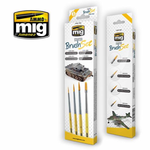 Mig 7602 Starter Brush Set Synthetic