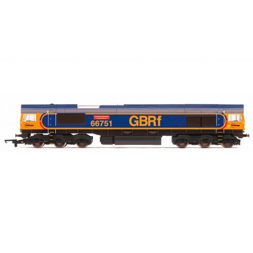 R3573 Gbrf Class 66 66751 Inspiration Delivered - Hitachi Rail Europe (Dcc Ready) Hornby