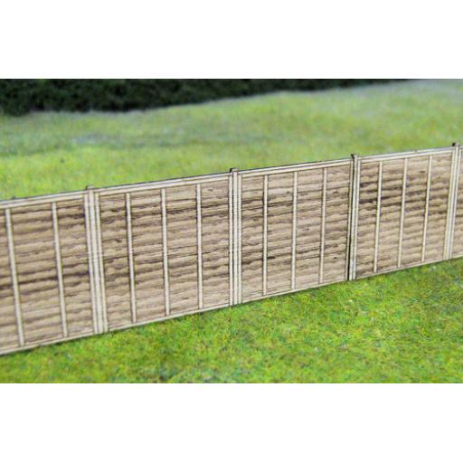 Gm-451 Wooden Fence Panel Set (3 X 4 Panels) Oo Gauge