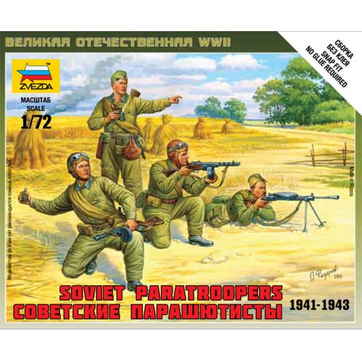 6138 Soviet Paratroopers 1941-42 1:72 Zvezda
