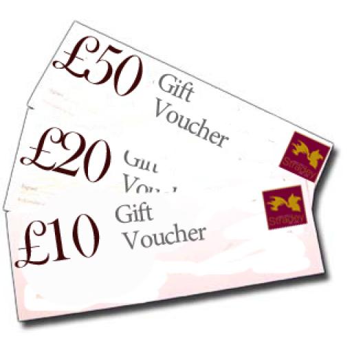 Gift Vouchers In Multiples Of 5. These Can Be Purchaced In Store Or Over The Phone. There Is A Charge Of 1 For Postage