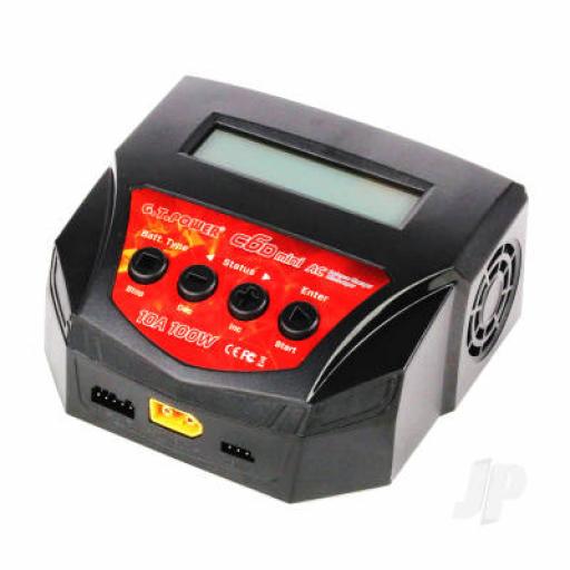 Gt Power C6D Mini 10Amp Charger 2-4 Cell Lipo 6-8 Cell Nimh