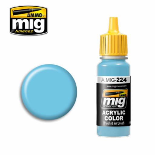 Mig 224 Sky Line Blue Acrylic Paint 17Ml