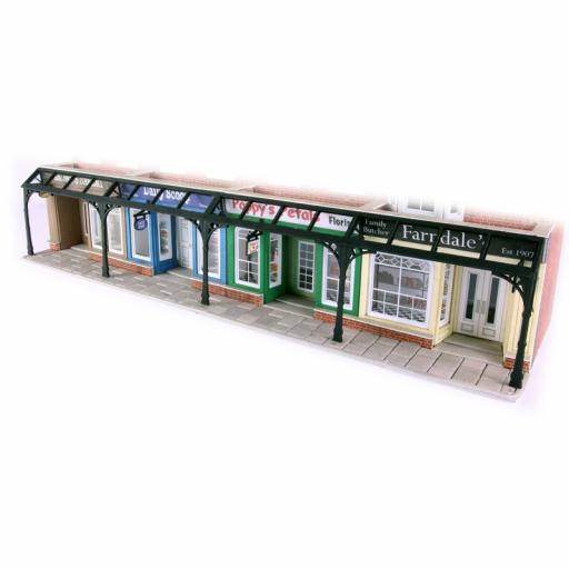 Po572 Arcade Fronts For Po272 & Po273 Low Relief Shop Fronts (Oo/Ho Gauge) Metcalfe