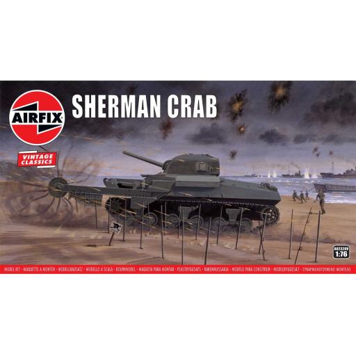A02320V Sherman Crab Tank Airfix Vintage