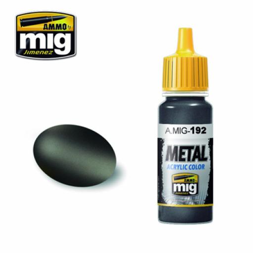 Mig 192 Polished Metal Metal Colour Acrylic Paint 17Ml