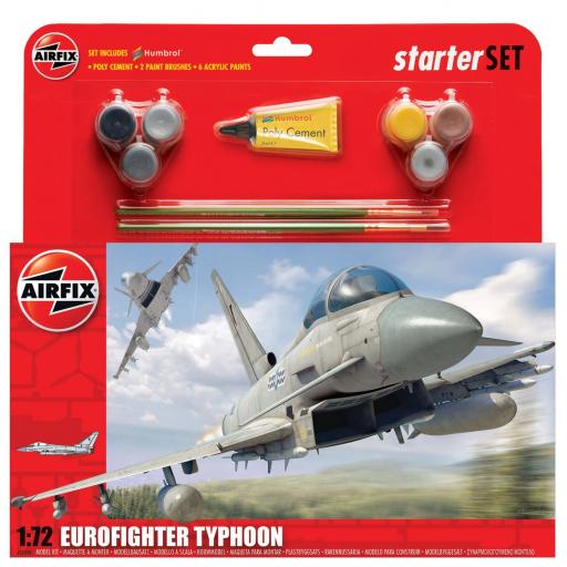 A50098 Eurofighter Typhoon 1:72 Airfix Starter Set