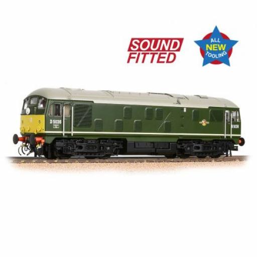 32-415 Class 415 Class 24/0 D5036 Br Green Small Yellow Panel Dcc Sound Fitted Bachmann