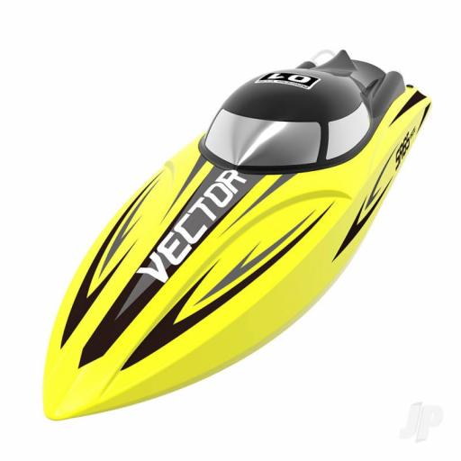 Racent Vector Sr65 Brushed Rtr Boat 650Mm Long Red Or Yellow 792-5