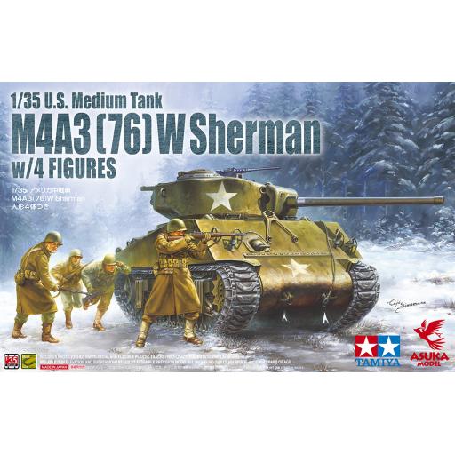 35048 M4A3 75 W Sherman 1:35 Asuka Tamiya