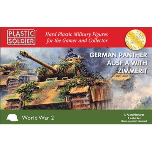 Ww2V20011 German Panther Ausf Tank 1:72 Plastic Soldier Company