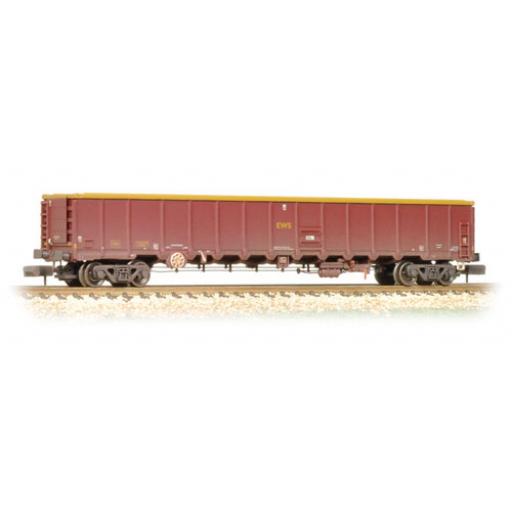 377-650A Mba Megabox High Sided Bogie Box Ews Weathered With Buffers
