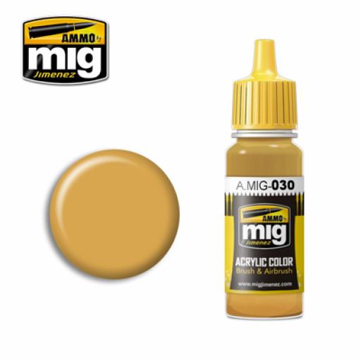 Mig 030 Sand Yellow Acrylic Paint 17Ml