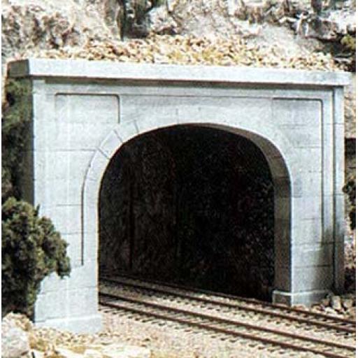 C1256 Concrete Double Tunnel Portal Scenery