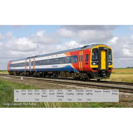 31-518 Class 158 2 Car Dmu 158773 East Midlands Trains Bachmann