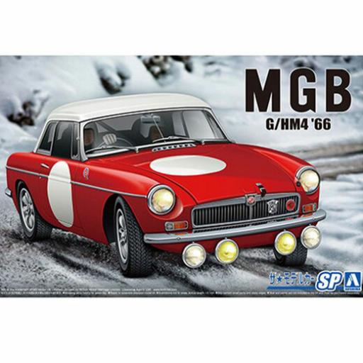 06126 Aoshima Mgb Club Rally 1966 Blmc G/Hm4 1:24