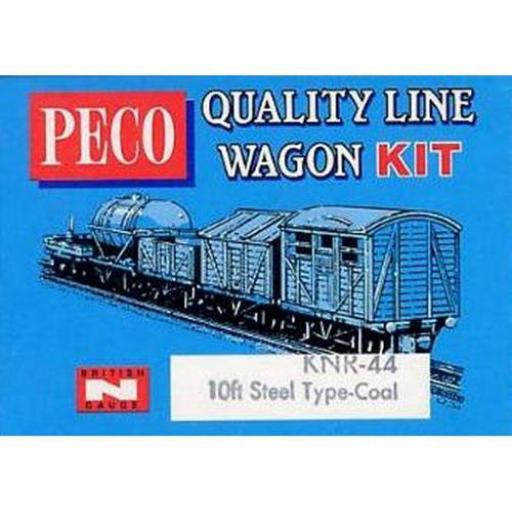 Knr-44 10Ft Wheelbase Butterley Steel Open Wagon Kit Peco