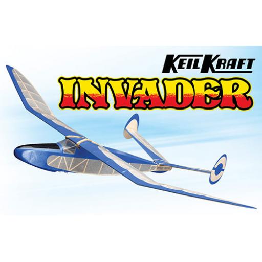 Invader Keil Kraft Kit 40" Rubber Band Model A-Kk1020