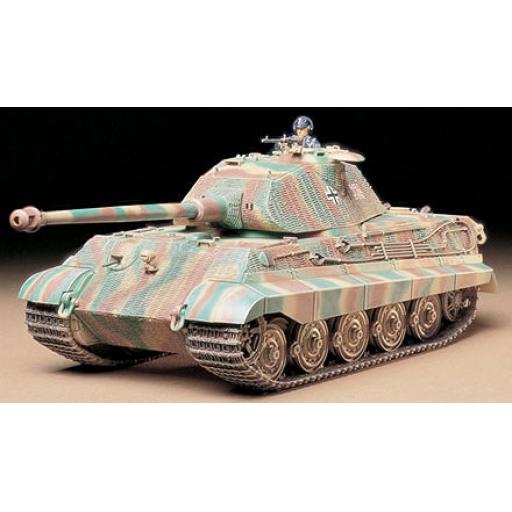 35169 German King Tiger Porsche Turret Tank 1:35 Tamiya