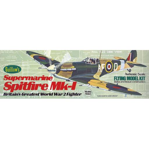 G504 Supermarine Spitfire Mk-1 Balsa Plane