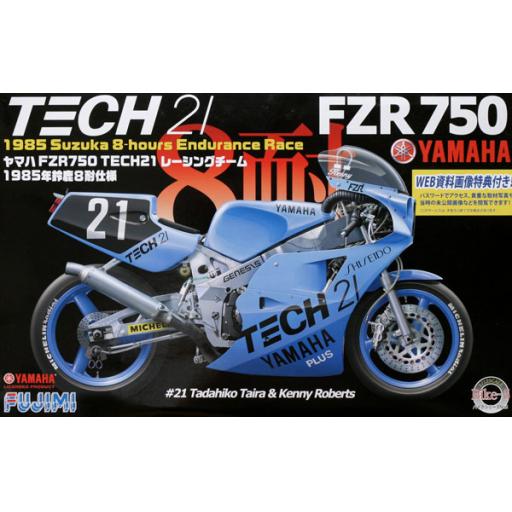 141312 Yamaha Fzr 750 Tech21 1:12 Fujimi Motorbike
